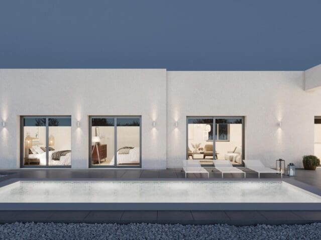 3 Zimmer Villa zu verkaufen in Pinoso mit Pool - 365.000 € (Ref: 8703734)