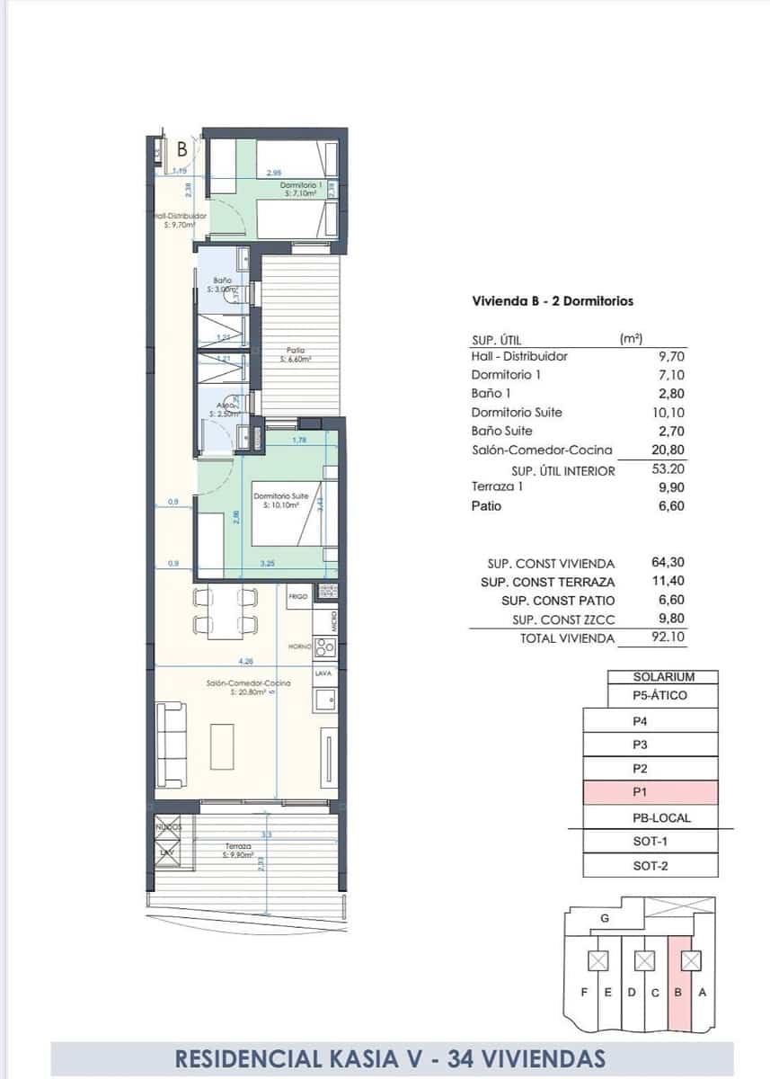 2 bedroom Apartment for sale in Torrevieja with pool garage - € 339,000 (Ref: 9196946)