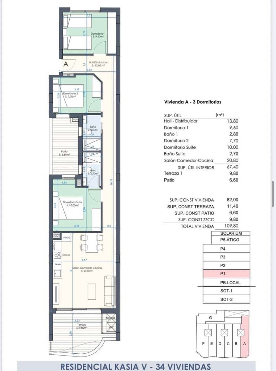 2 bedroom Apartment for sale in Torrevieja with pool garage - € 339,000 (Ref: 9196946)