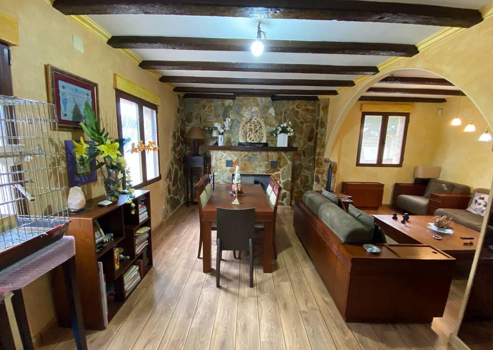 2 chambre Finca/Maison de Campagne à vendre à Sax avec garage - 240 000 € (Ref: 9200896)