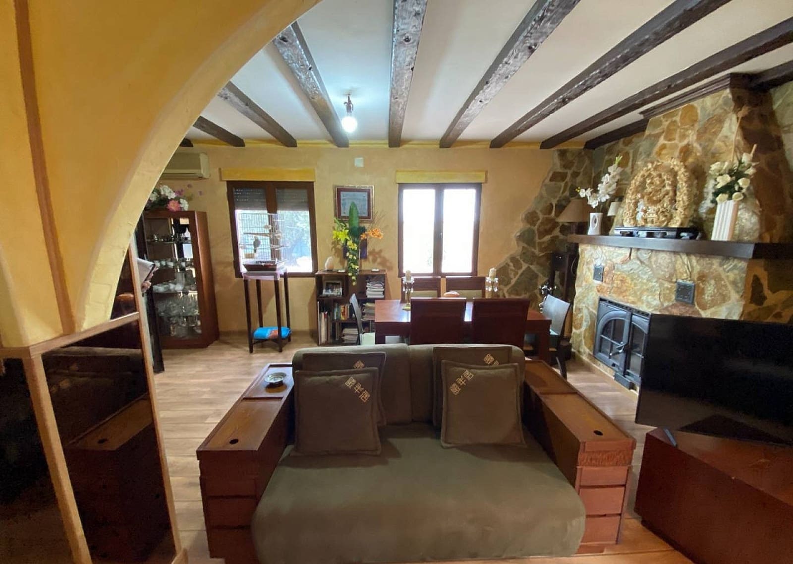 2 chambre Finca/Maison de Campagne à vendre à Sax avec garage - 240 000 € (Ref: 9200896)