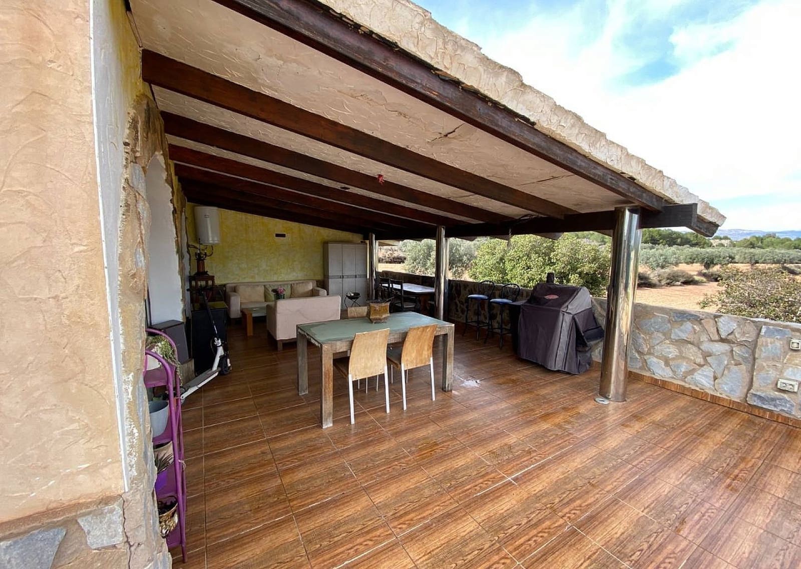 2 chambre Finca/Maison de Campagne à vendre à Sax avec garage - 240 000 € (Ref: 9200896)