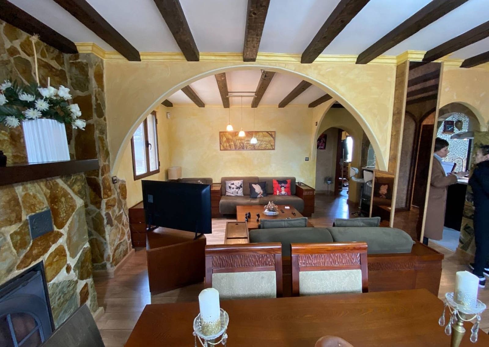 2 chambre Finca/Maison de Campagne à vendre à Sax avec garage - 240 000 € (Ref: 9200896)
