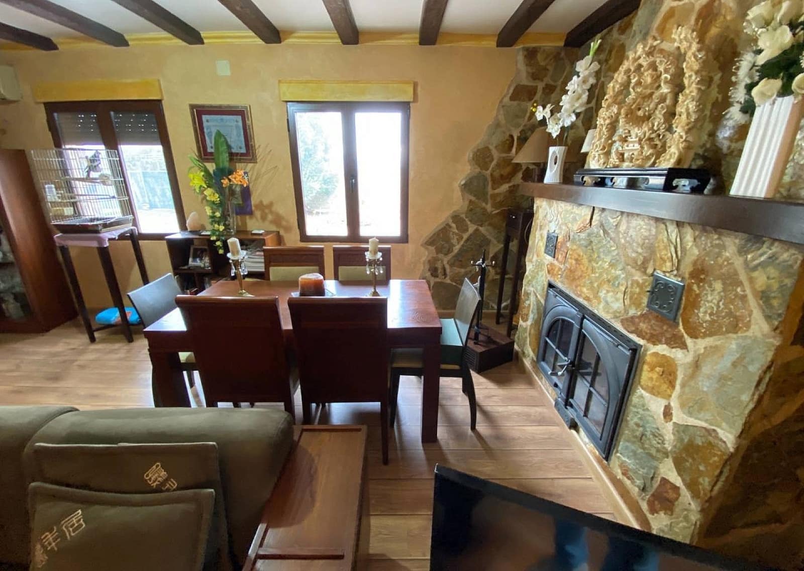 2 chambre Finca/Maison de Campagne à vendre à Sax avec garage - 240 000 € (Ref: 9200896)