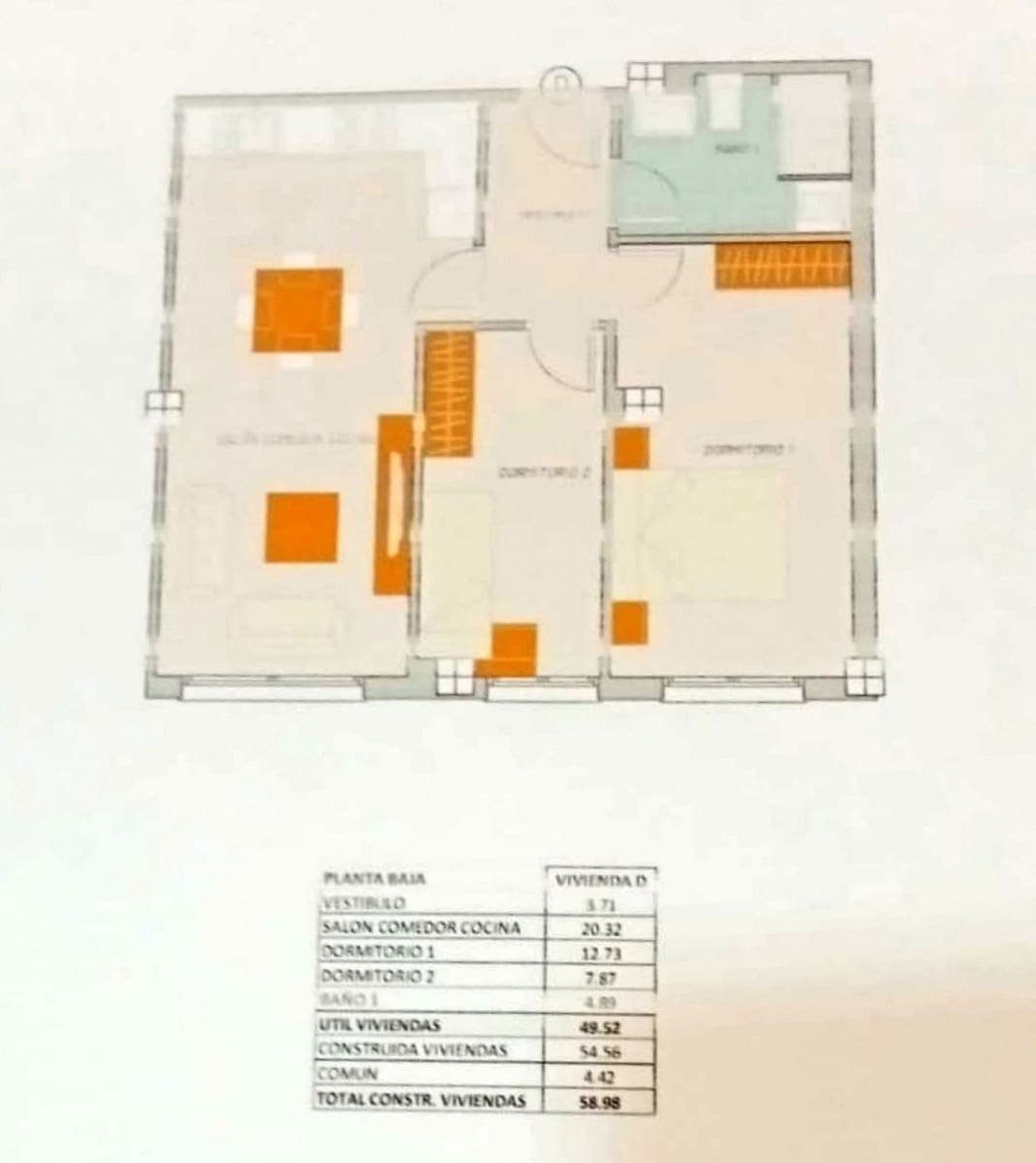 2 sovrum Hus till salu i Petrel / Petrer - 120 000 € (Ref: 9450113)