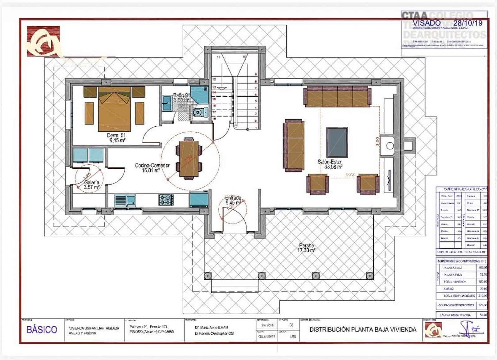 4 bedroom Villa for sale in Pinoso - € 159,995 (Ref: 9475183)