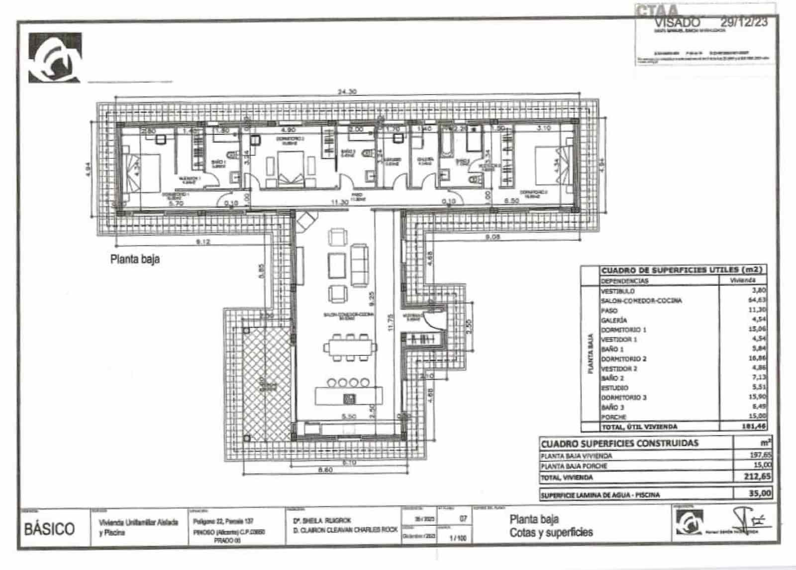 4 bedroom Villa for sale in Pinoso - € 549,000 (Ref: 9475254)