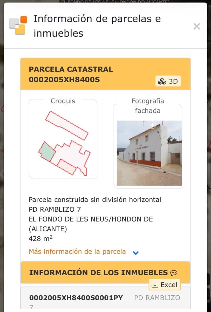 8 bedroom Finca/Country House for sale in Hondon de las Nieves - € 156,000 (Ref: 9498034)