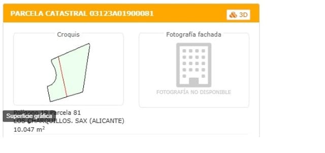 Grond te koop in Sax - € 39.950 (Ref: 9526066)