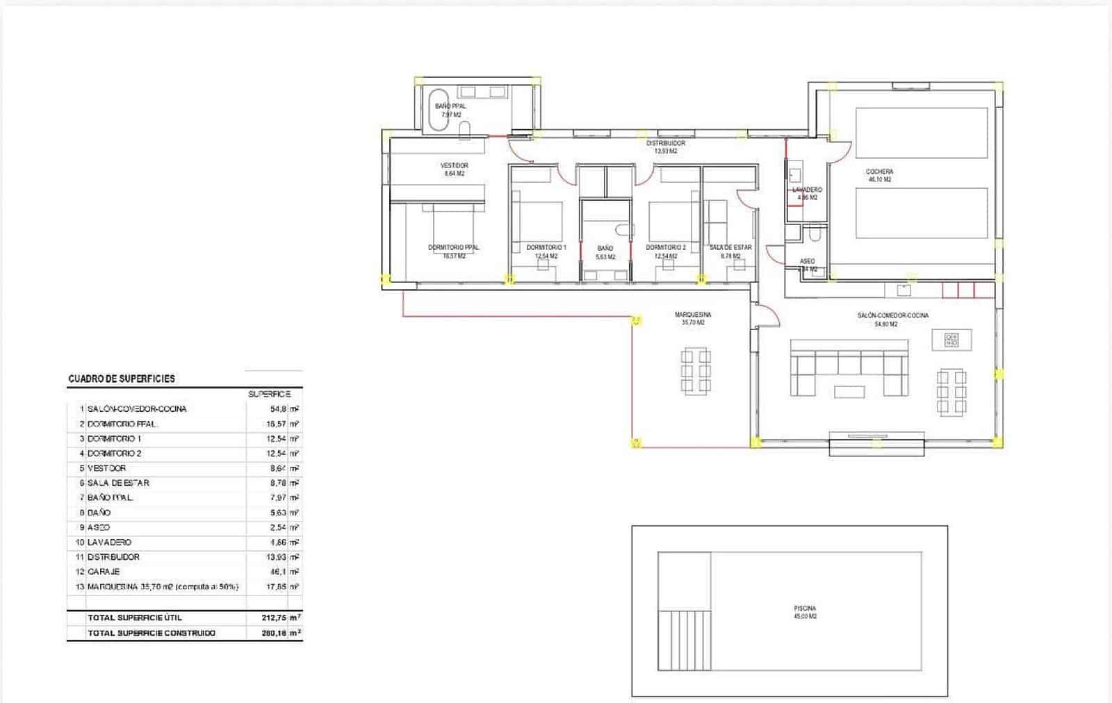 3 quarto Moradia para venda em Pinoso com piscina - 475 000 € (Ref: 9560863)