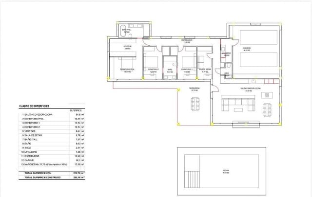 3 quarto Moradia para venda em Pinoso com piscina - 475 000 € (Ref: 9560863)