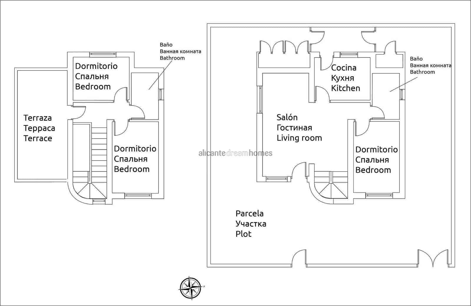 3 quarto Moradia para venda em Torrevieja com piscina - 360 000 € (Ref: 9651110)
