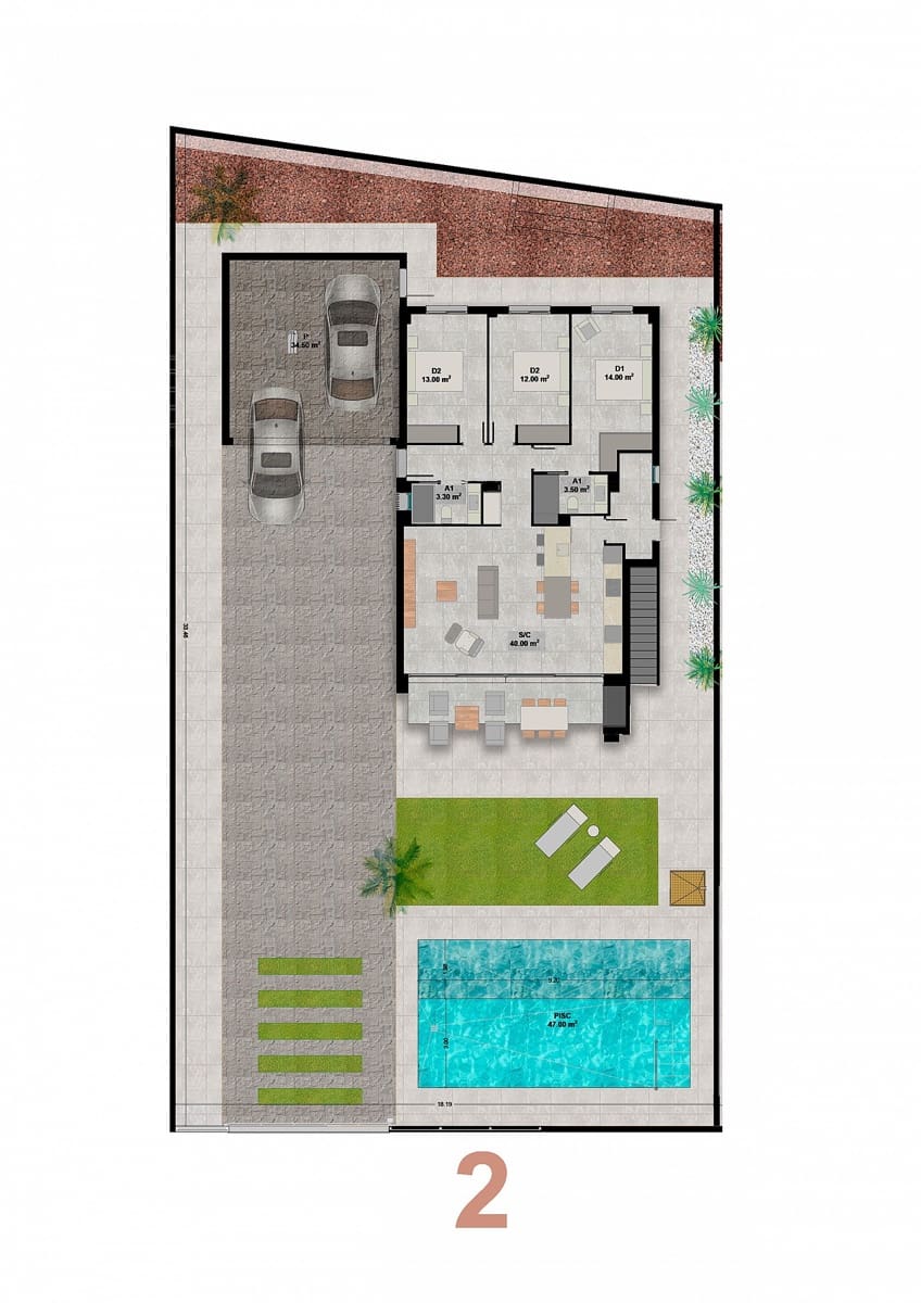 Chalet de 3 habitaciones en Santiago de la Ribera en venta con piscina garaje - 699.950 € (Ref: 9658219)