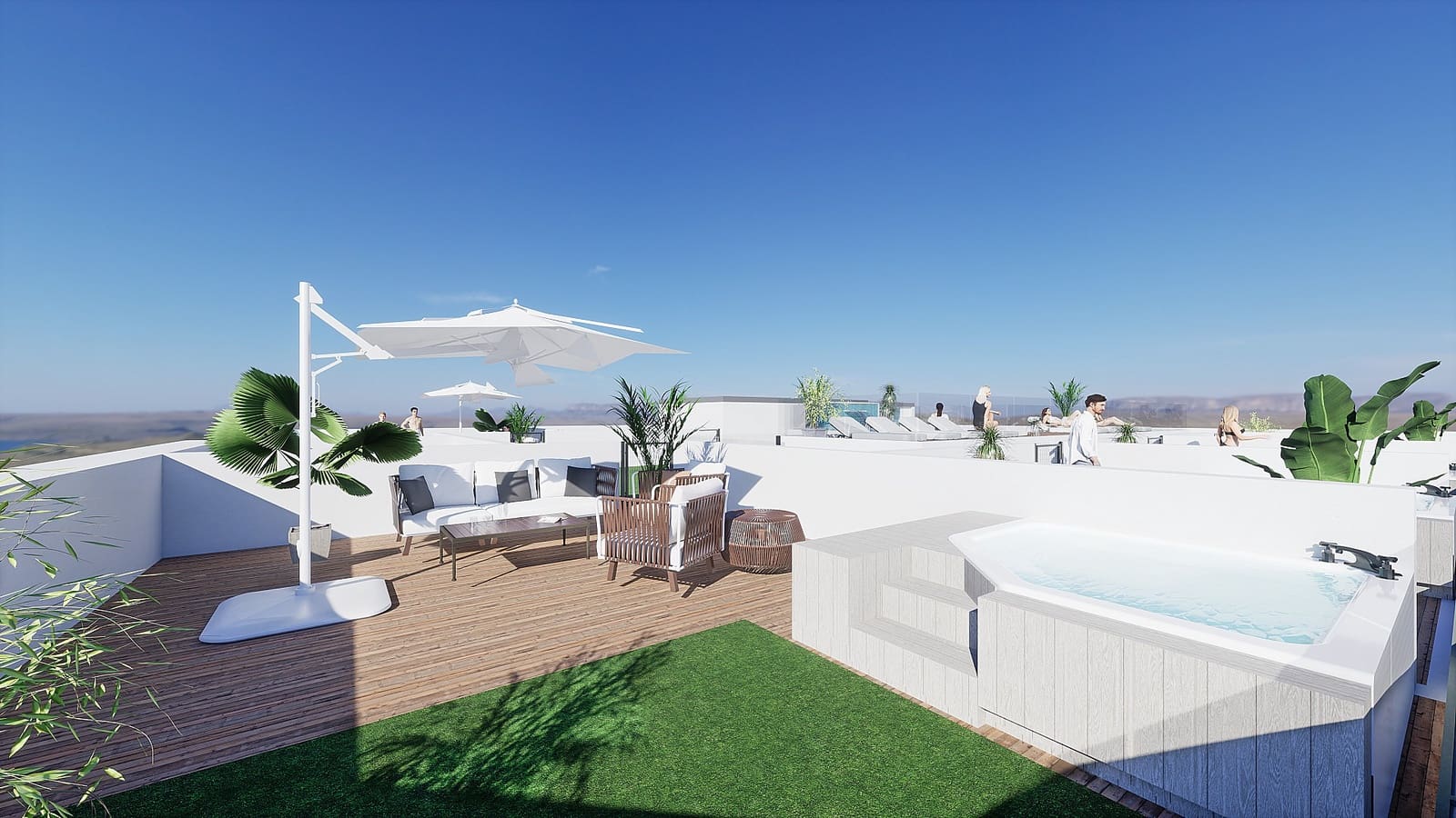 2 Zimmer Apartment zu verkaufen in Torrevieja mit Pool - 280.000 € (Ref: 9665836)