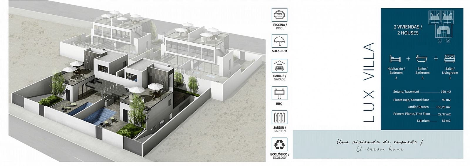3 soverom Villa til salgs i Los Belones med svømmebasseng - € 469 950 (Ref: 9807598)