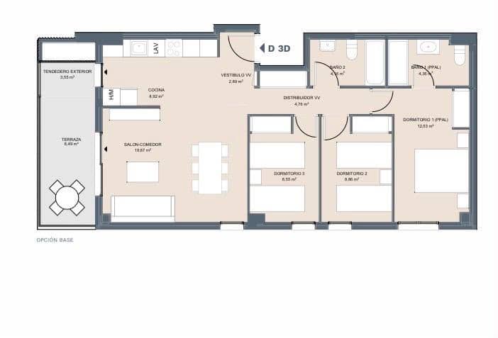 3 camera da letto Appartamento in vendita in Denia con piscina garage - 440.000 € (Rif: 9983788)