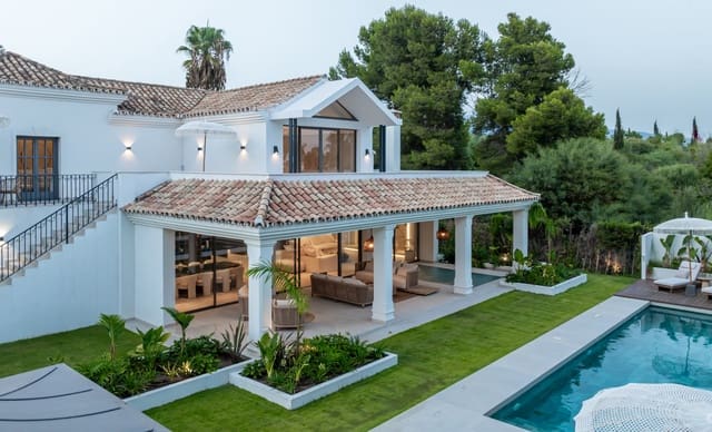 5 sypialnia Willa na sprzedaż w Marbella z basenem garażem - 3 800 000 € (Ref: 9245785)