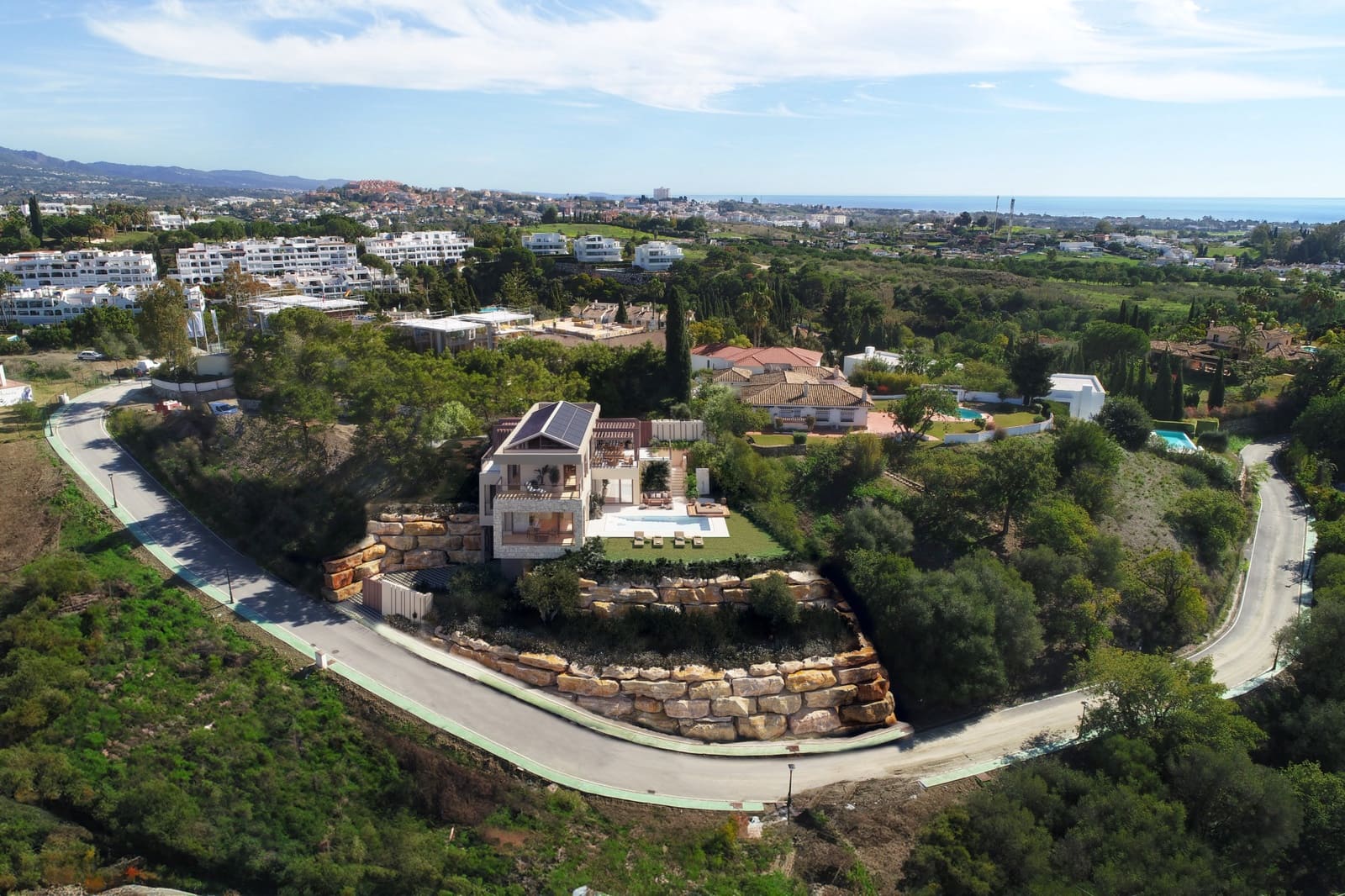 4 soveværelse Villa til salg i Benahavis med swimmingpool - € 3.650.000 (Ref: 9245802)