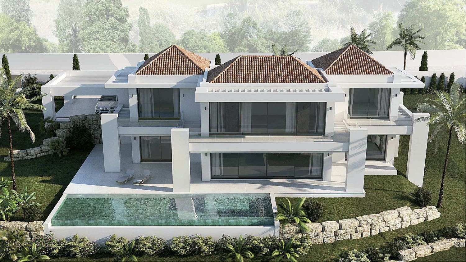 4 soverom Villa til salgs i Mijas Costa med svømmebasseng garasje - € 2 360 000 (Ref: 9245972)