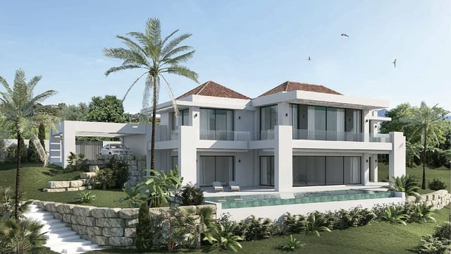 4 sypialnia Willa na sprzedaż w Mijas Costa, Mijas z basenem garażem - 2 360 000 € (Ref: 9245972)