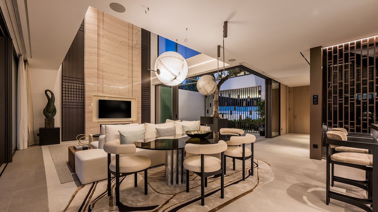 4 camera da letto Villetta Bifamiliare in vendita in Golden Mile con piscina garage - 7.500.000 € (Rif: 9245977)