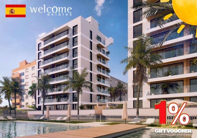 Apartamento de 2 habitaciones en Puerto Deportivo, Guardamar del Segura en venta con piscina garaje - 355.000 € (Ref: 10004626)