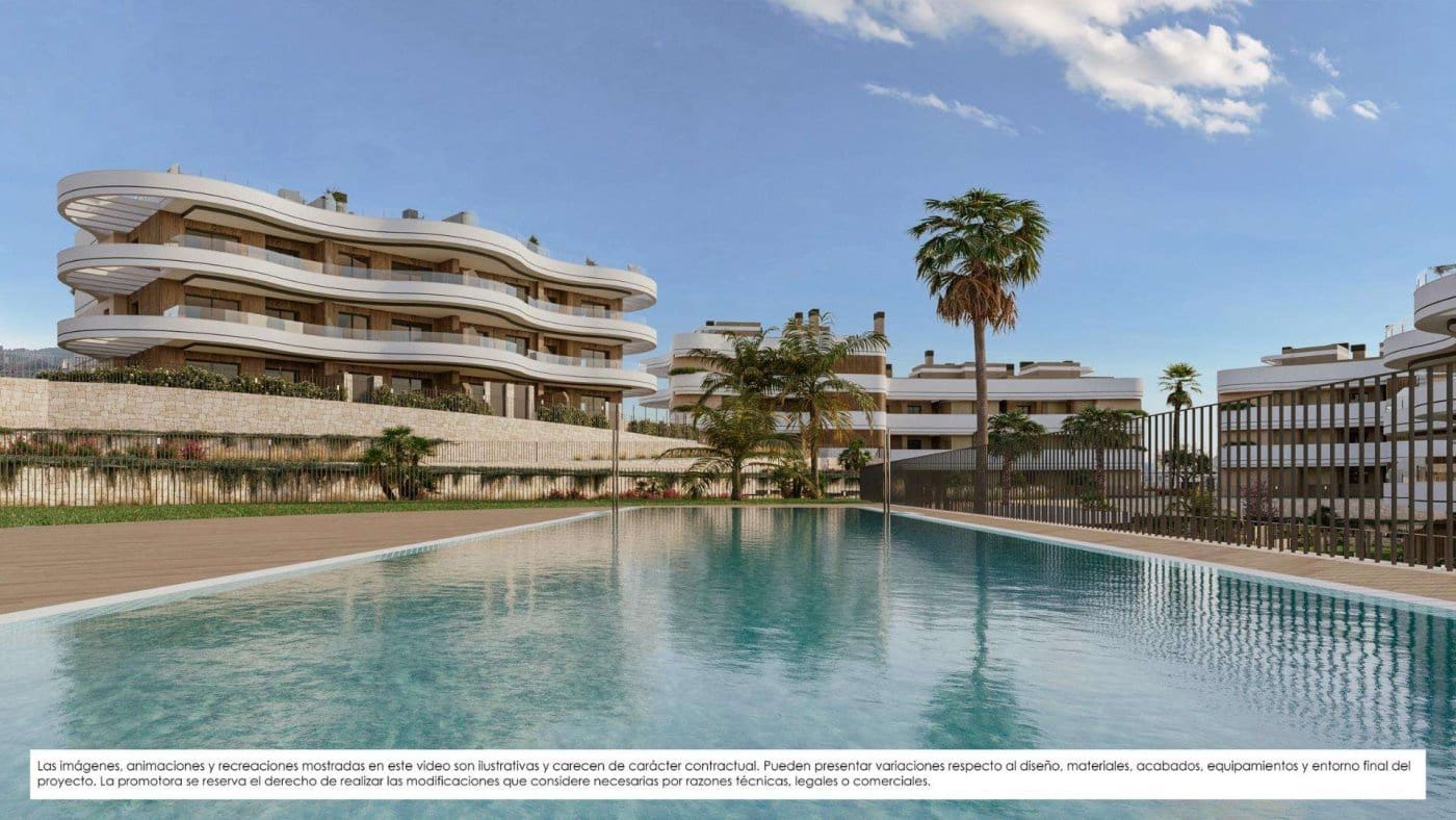 2 chambre Appartement à vendre à Finestrat avec piscine garage - 400 000 € (Ref: 10034486)