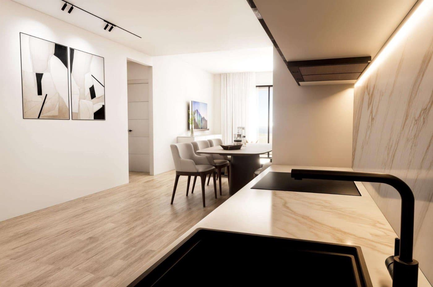 2 chambre Appartement à vendre à Finestrat avec piscine - 372 900 € (Ref: 10034505)