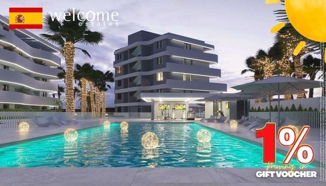2 chambre Appartement à vendre à El Raso, Guardamar del Segura avec piscine - 308 900 € (Ref: 10034611)