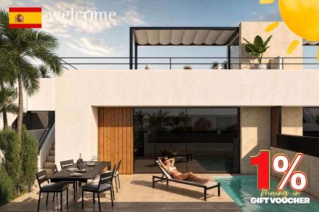 3 quarto Casa em Banda para venda em Condado de Alhama, Alhama de Murcia com piscina - 319 000 € (Ref: 10034622)