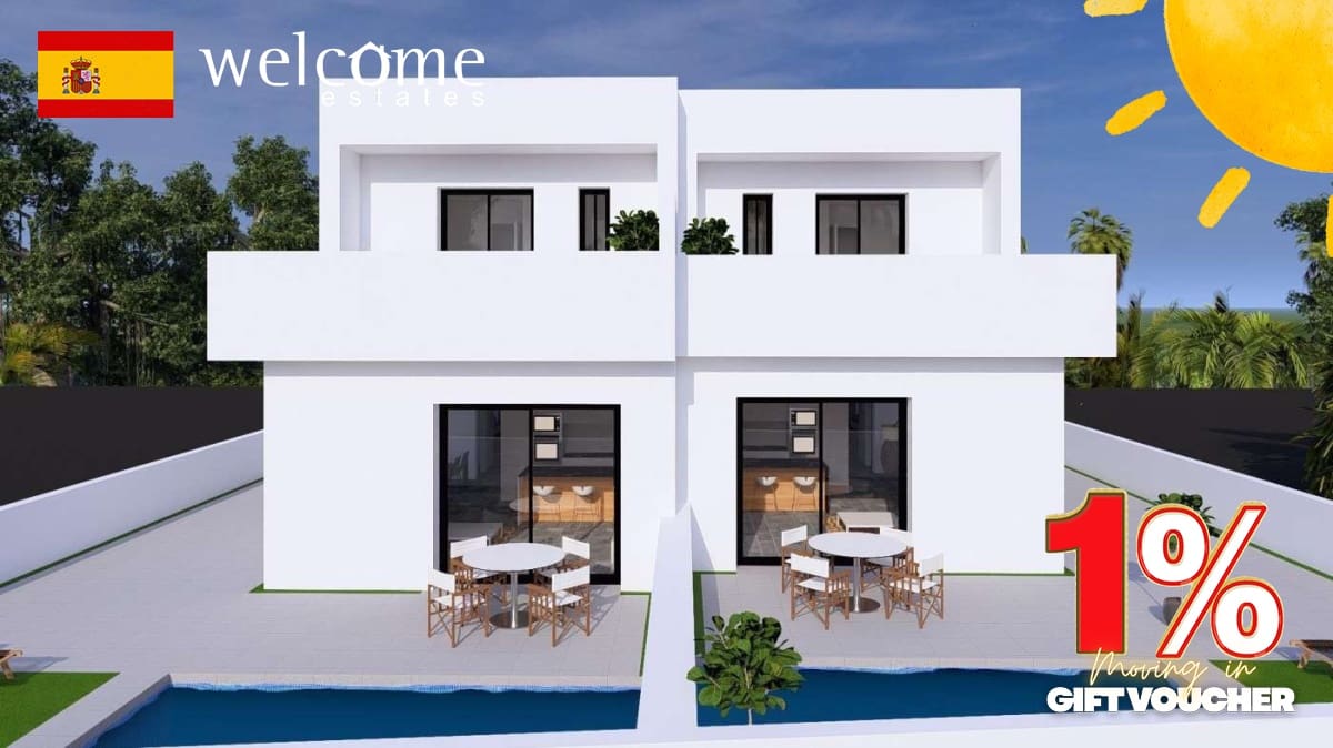 3 quarto Moradia Geminada para venda em Daya Nueva com piscina garagem - 389 000 € (Ref: 10073333)