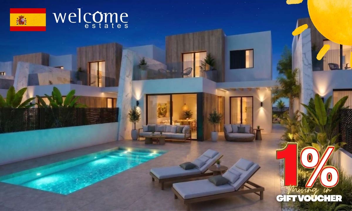 3 quarto Casa em Banda para venda em Torre-Pacheco com piscina garagem - 459 900 € (Ref: 10079791)