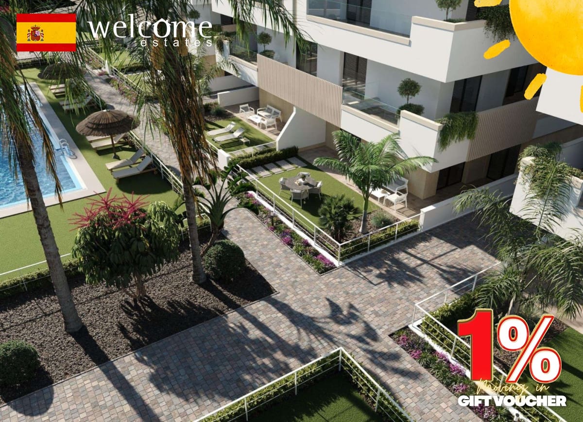 2 slaapkamer Appartement te koop in Torre-Pacheco met zwembad garage - € 315.900 (Ref: 10079792)