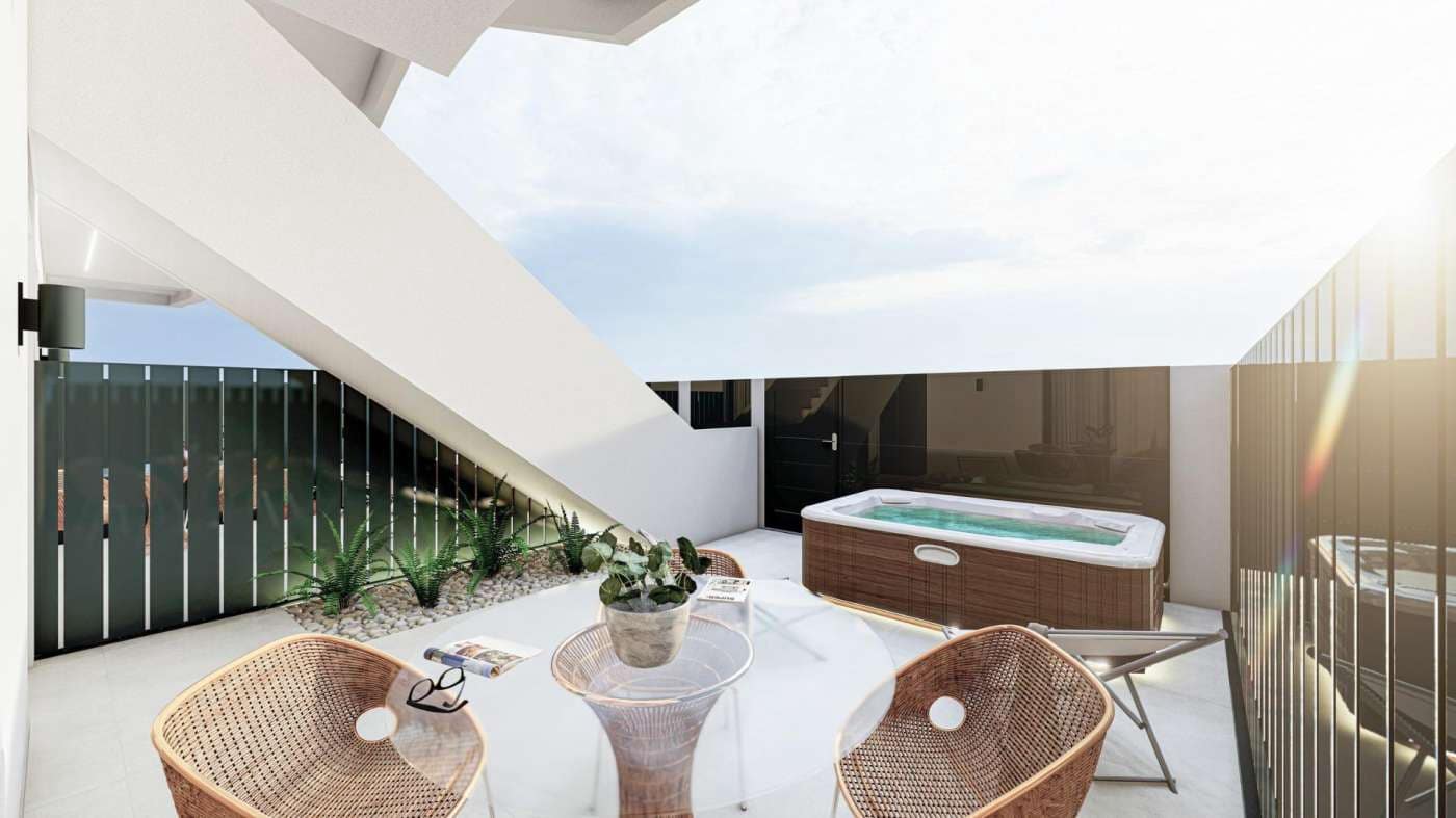 2 soveværelse Bungalow til salg i San Pedro del Pinatar med swimmingpool garage - € 299.950 (Ref: 10117486)