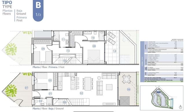 3 quarto Casa em Banda para venda em El Campello com piscina garagem - 897 000 € (Ref: 10120533)