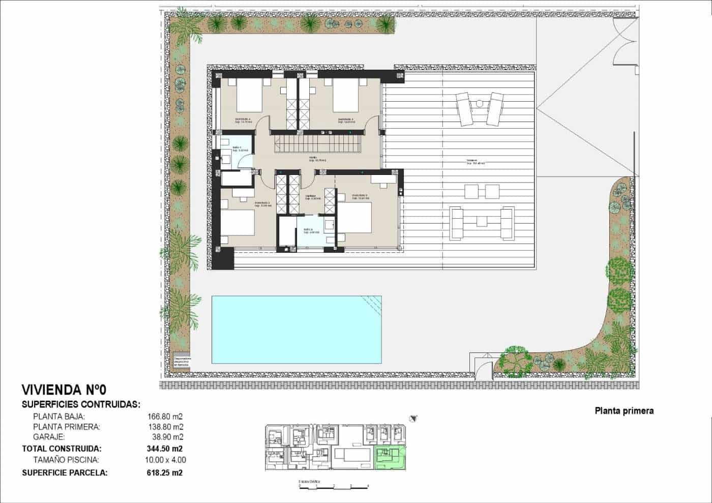 5 sovrum Villa till salu i Pilar de la Horadada med pool garage - 3 600 000 € (Ref: 10125118)