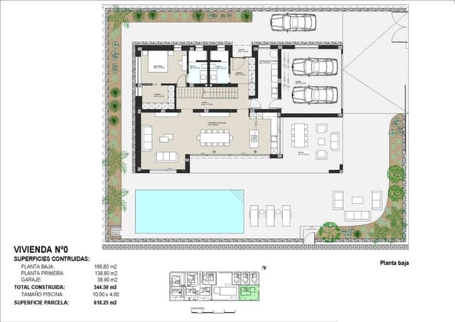 5 sovrum Villa till salu i El Mojon, Pilar de la Horadada med pool garage - 3 600 000 € (Ref: 10125118)