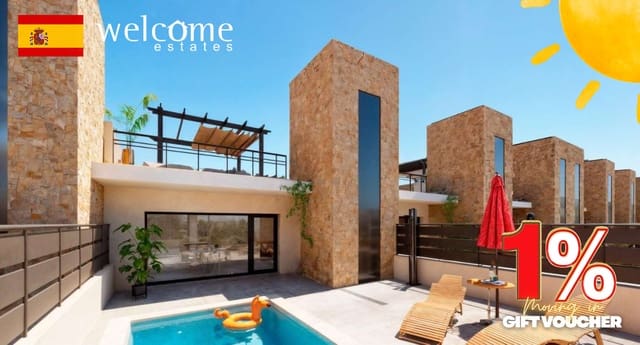 2 soveværelse Byhus til salg i La Pinilla, Fuente Alamo de Murcia med swimmingpool garage - € 212.750 (Ref: 10165668)