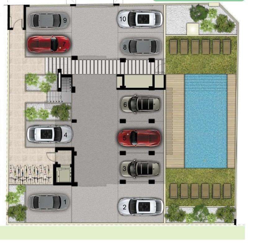 2 soveværelse Lejlighed til salg i Torrevieja med swimmingpool garage - € 269.000 (Ref: 10168818)