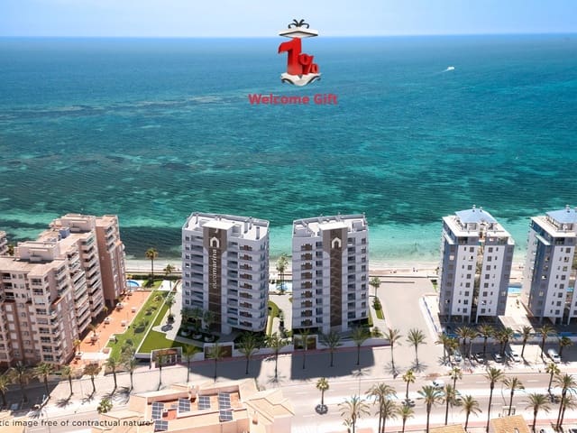 2 chambre Appartement à vendre à La Manga del Mar Menor avec piscine garage - 473 000 € (Ref: 6669324)