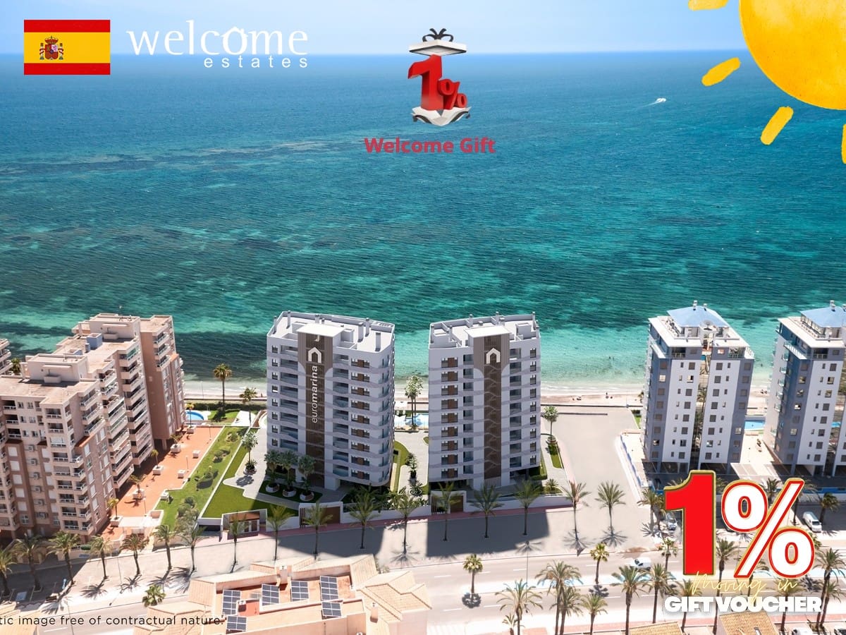 2 bedroom Apartment for sale in La Manga del Mar Menor with pool garage - € 473,000 (Ref: 6669324)