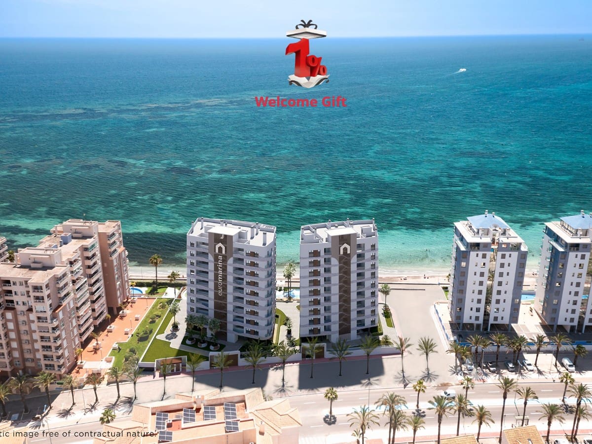 2 bedroom Apartment for sale in La Manga del Mar Menor with pool garage - € 473,000 (Ref: 6669324)