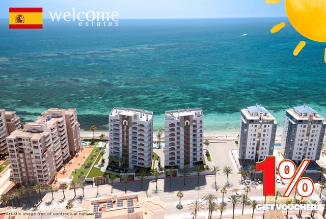 2 chambre Appartement à vendre à La Manga del Mar Menor avec piscine garage - 473 000 € (Ref: 6669324)