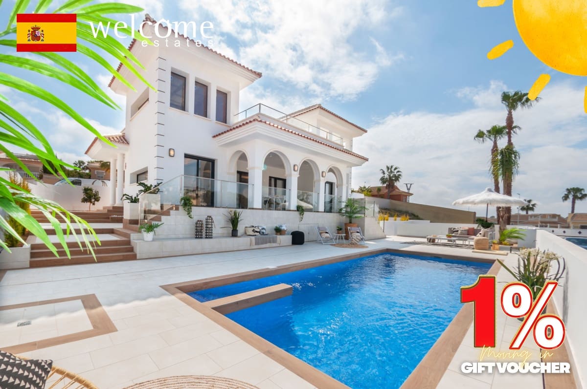 4 bedroom Villa for sale in Ciudad Quesada with pool garage - € 871,162 (Ref: 6676589)