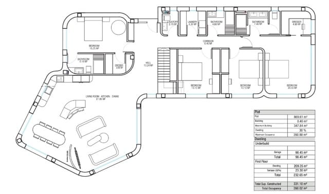 4 slaapkamer Villa te koop in La Marina, Elche / Elx met zwembad garage - € 1.187.000 (Ref: 7165917)