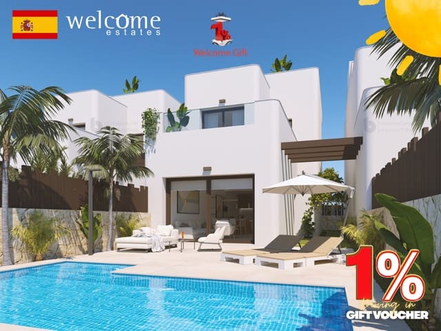 3 slaapkamer Villa te koop in Torre de la Horadada, Pilar de la Horadada met zwembad garage - € 539.900 (Ref: 7377526)