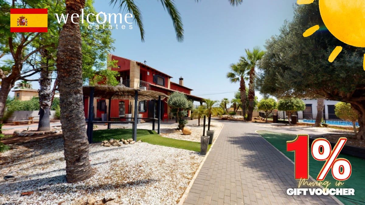 6 sovrum Villa till salu i Catral med pool garage - 780 000 € (Ref: 7465025)