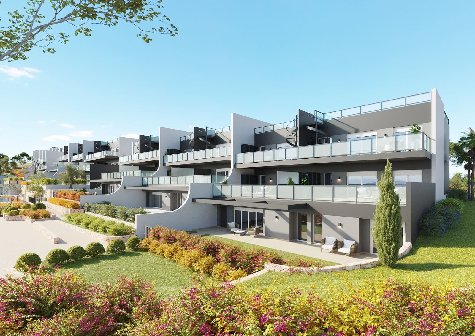 4 quarto Apartamento para venda em Finestrat com piscina garagem - 555 000 € (Ref: 7527039)