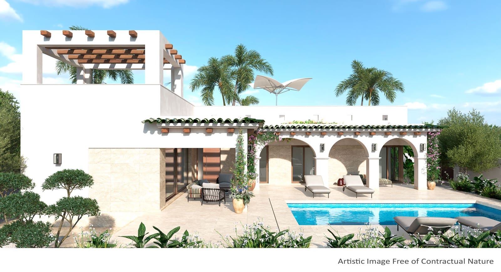 3 bedroom Villa for sale in Ciudad Quesada with pool garage - € 766,380 (Ref: 7644101)