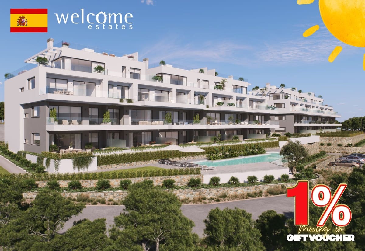 3 chambre Appartement à vendre à Las Colinas Golf avec piscine garage - 475 000 € (Ref: 7858121)